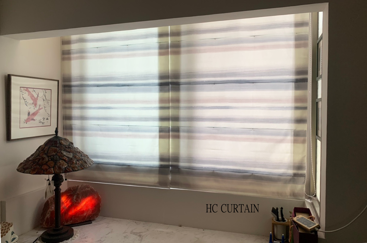 窗簾類作品-復興南路蕭宅