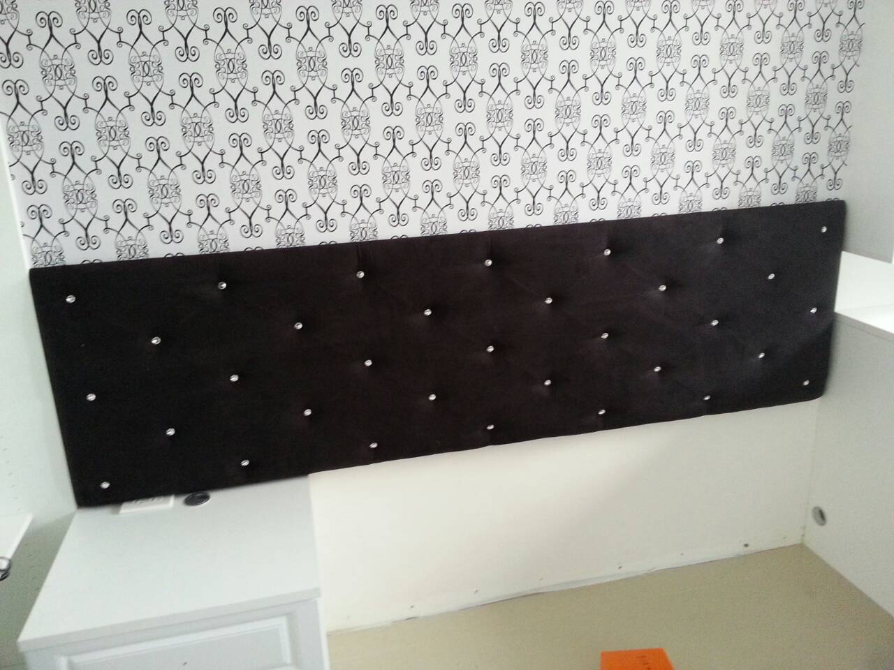 床頭繃布 車線拉鑽