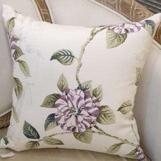 抱枕套-英國純棉家飾布 牽牛花開