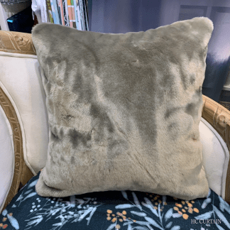 抱枕套 歐洲進口 奢華高級灰厚毛 觸感超柔軟