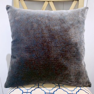 抱枕套 奢華高級絨布 斑駁藍灰色