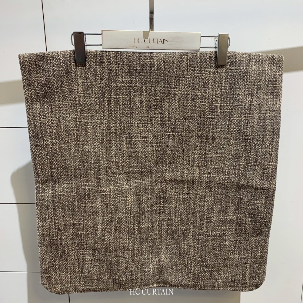 抱枕套(其他size) 編織紋家飾布 粗曠立體 米白褐色