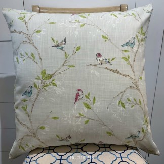 靠背套 英國進口家飾布 花鳥藤蔓