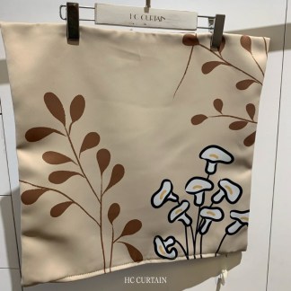 抱枕套(其他size) 印花家飾布 童趣插畫 菇菇花