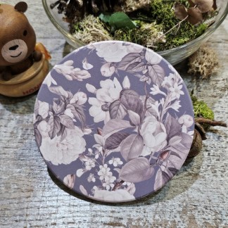 HC 文創商品 鶯歌陶瓷杯墊 HC7005-05 復古薔薇舞香