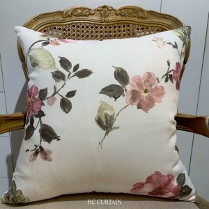 抱枕套 德國進口家飾布 復古玫瑰花