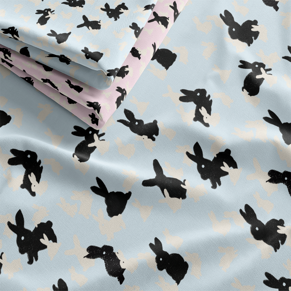 SW原創印花布料 HC1120 捉迷兔