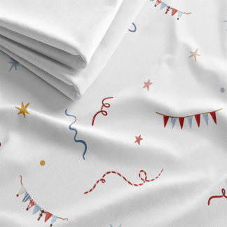 HC印花布料 HC7008B 馬戲團系列-歡樂碎片