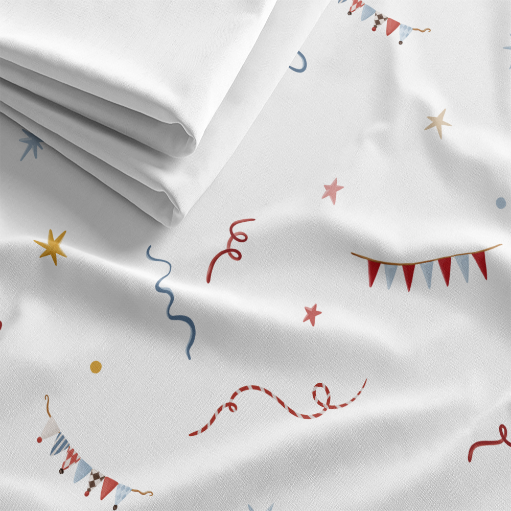 HC印花布料 HC7008B 馬戲團系列-歡樂碎片