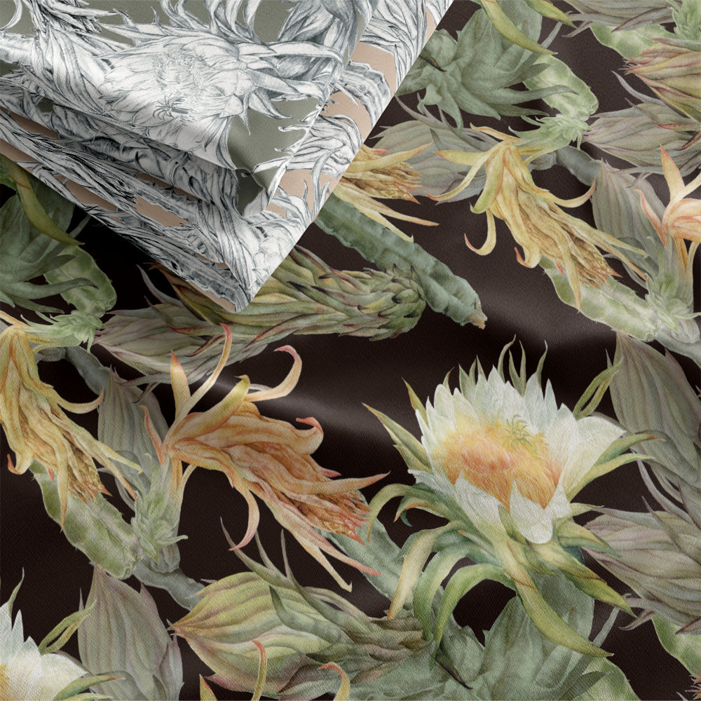 SHihWEier印花布料 HC1116 黑夜中的希望