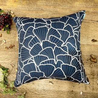 SHihWEier®原創印花抱枕套 現貨 HC1016銀杏(藍)