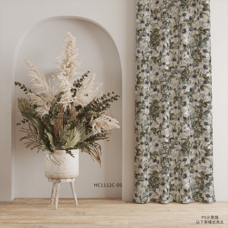 品牌原創印花窗簾HC1112 Clematis owatarii Hayata 屏東鐵線蓮