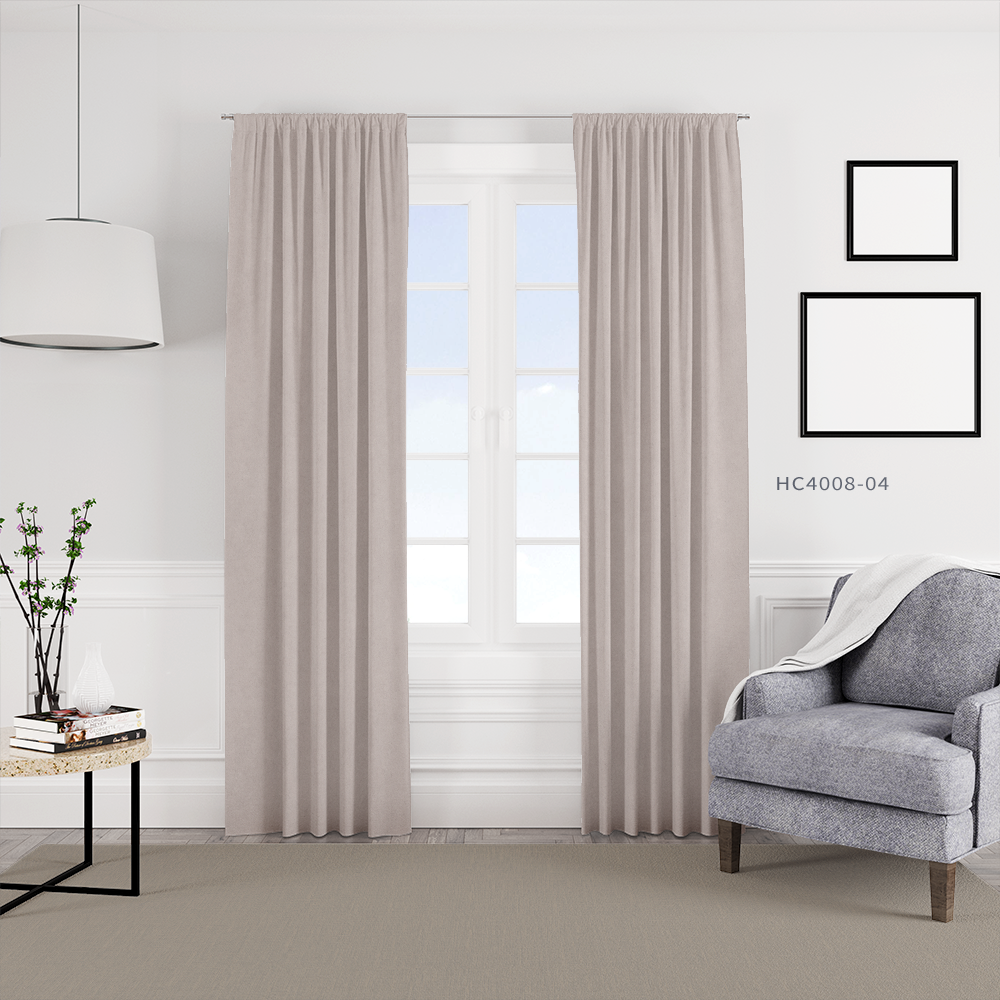 織紋印花窗簾 HC4008 水彩紙