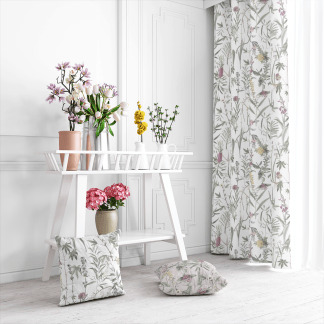 HC印花窗簾 HC7003 Blossom Meadow 繁花錦草