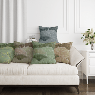 品牌原創印花抱枕套-HC1082 moss flowers 苔癬花