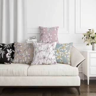 品牌原創印花抱枕套 HC1098 Purple Chinaberry 紫花苦楝