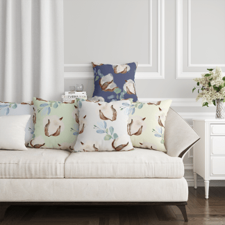 品牌原創印花抱枕-HC1068 Kapok 木棉花