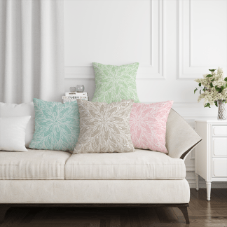 品牌原創印花抱枕套 HC1114 Linen Lace 亞麻蕾絲