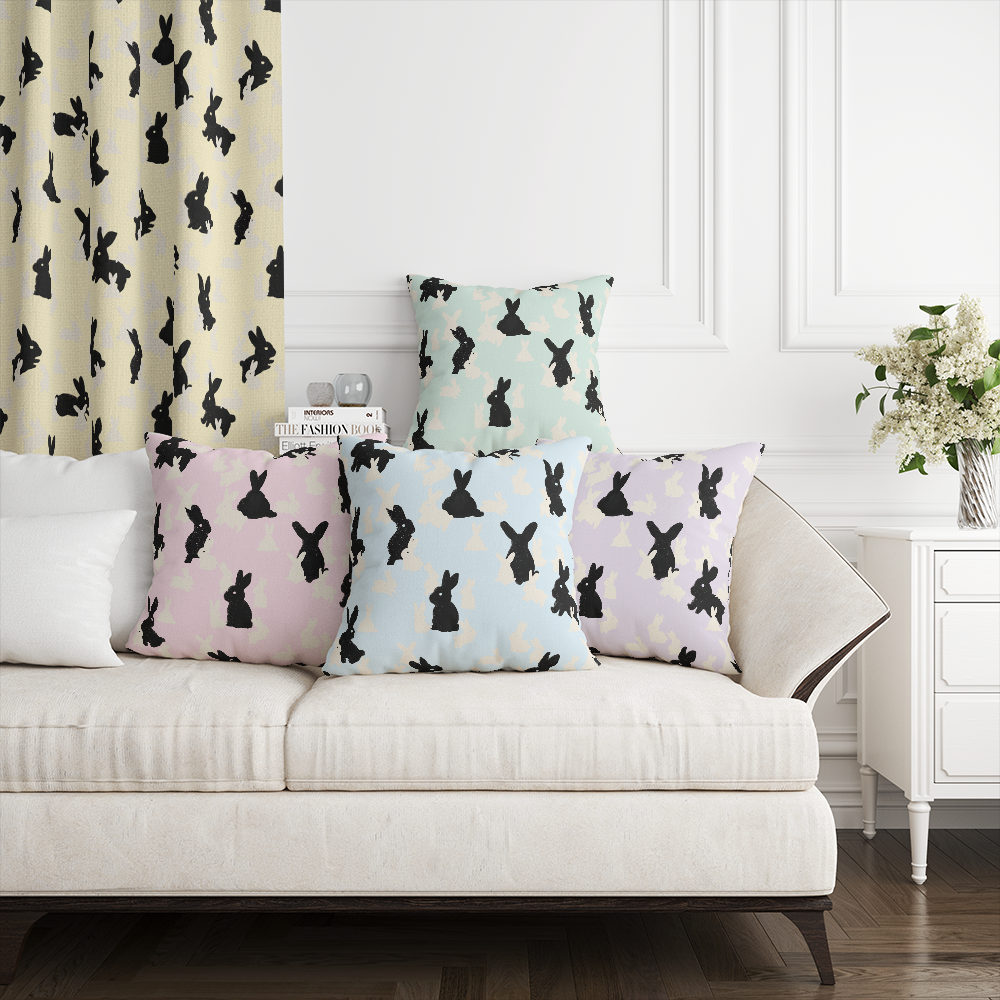 SW原創印花抱枕套 HC1120 捉迷兔