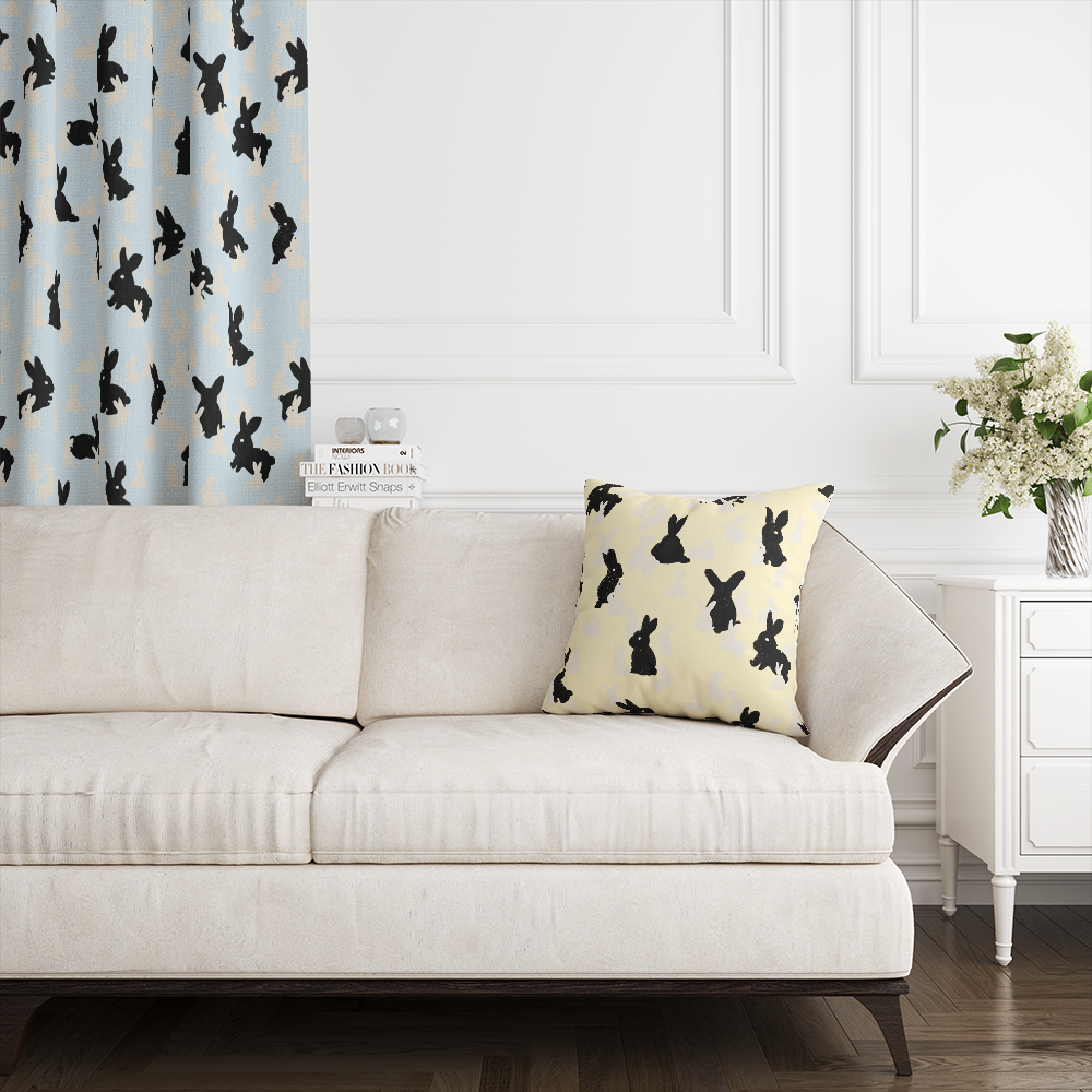 SW原創印花抱枕套 HC1120 捉迷兔:圖片 2