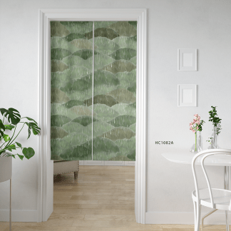 品牌原創印花門簾-HC1082 moss flowers 苔蘚花