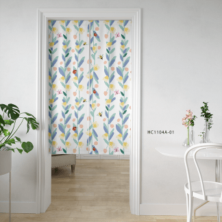 品牌原創印花門簾-HC1104 昆蟲花園