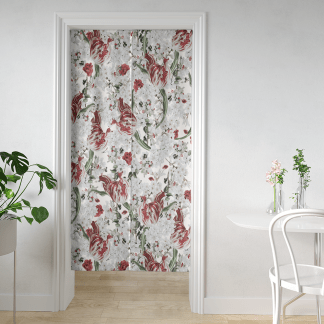 HC印花門簾 HC7007 Whispering Tulips 雲影鬱香