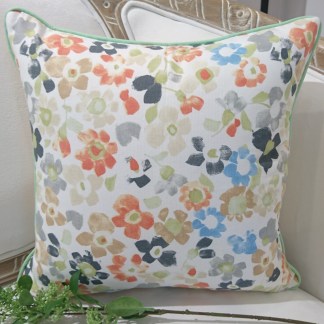 抱枕套-英國純棉家飾布 繽紛花卉