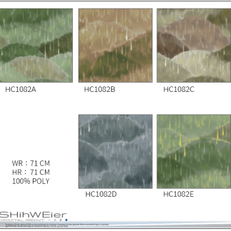 品牌原創印花窗簾-HC1082 moss flowers 苔蘚花