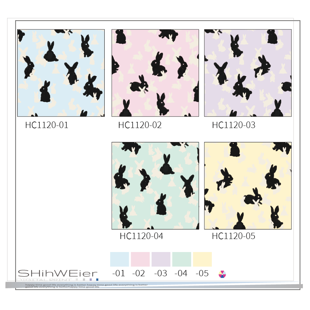 SW原創印花桌巾 HC1120 捉迷兔:圖片 6