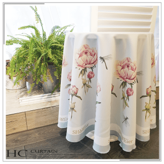 HC04-5 來圖印刷 圓桌巾 直徑148公分