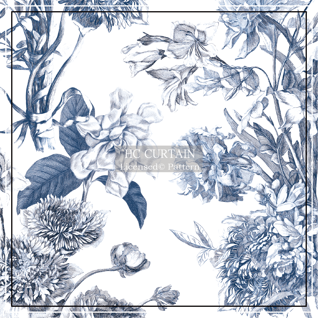 HC7001 | Toile Fleurie Design-blue