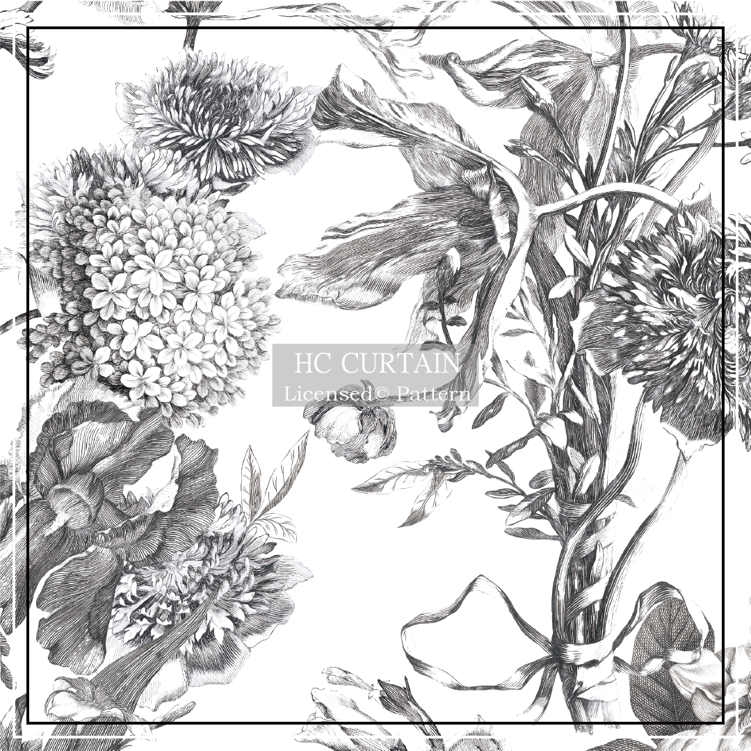 HC7002 | Toile Fleurie Design-black