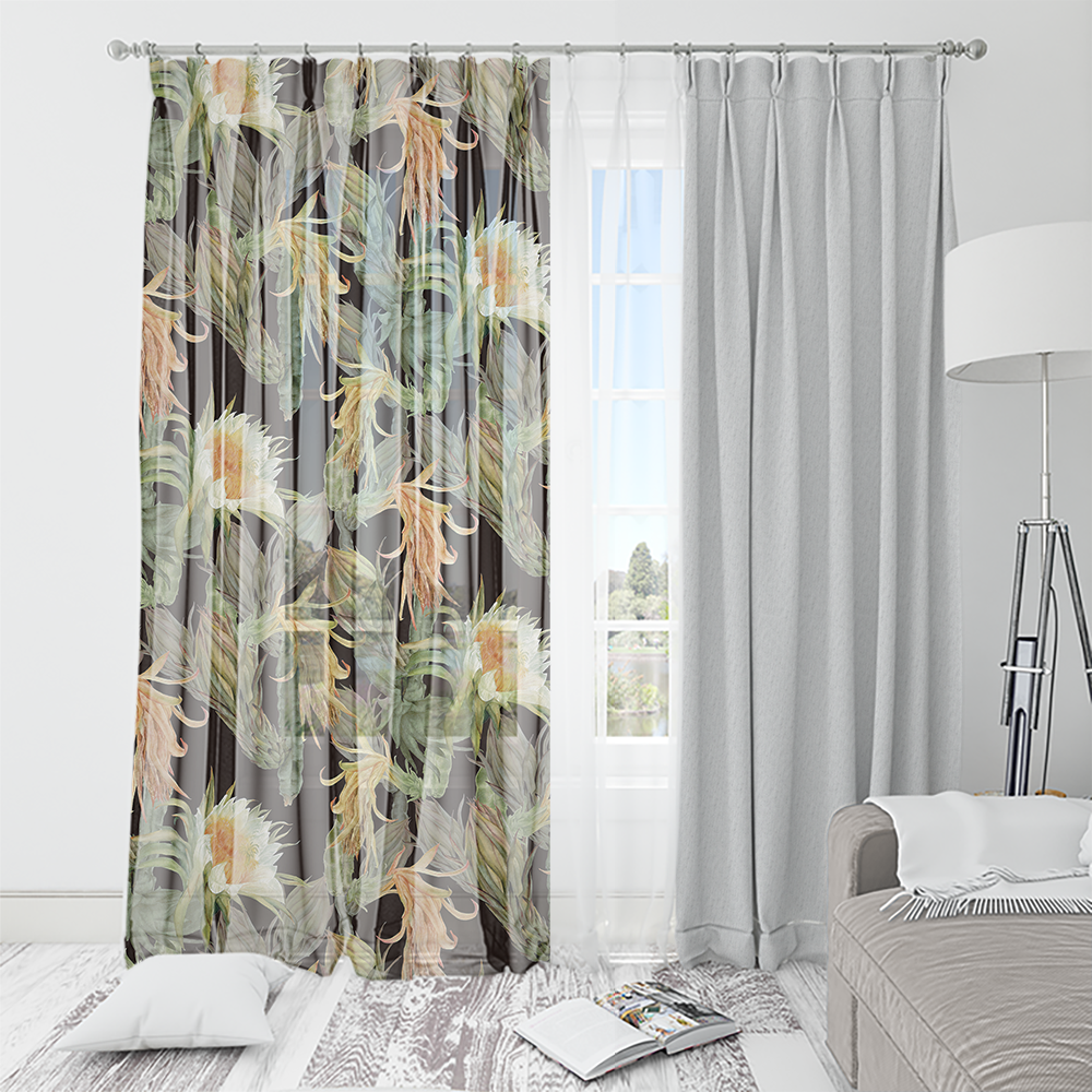 品牌原創印花窗紗 HC1116 黑夜中的希望