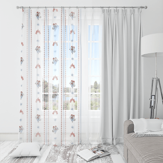 HC印花窗紗 HC7008E 馬戲團系列-星光謝幕