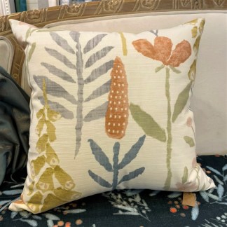 抱枕套-英國純棉家飾布 繽紛花朵