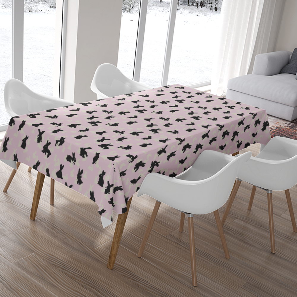 SW原創印花桌巾 HC1120 捉迷兔:圖片 2