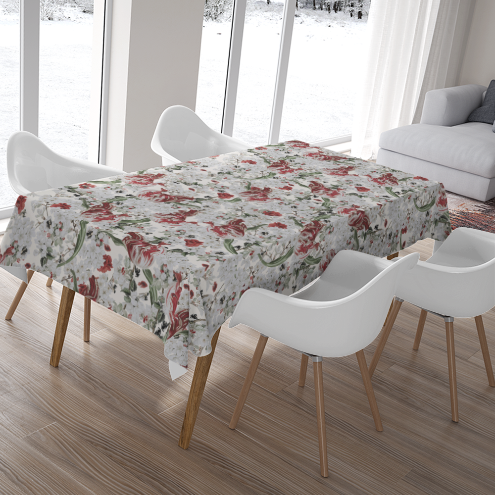 HC印花桌巾 HC7007 Whispering Tulips 雲影鬱香