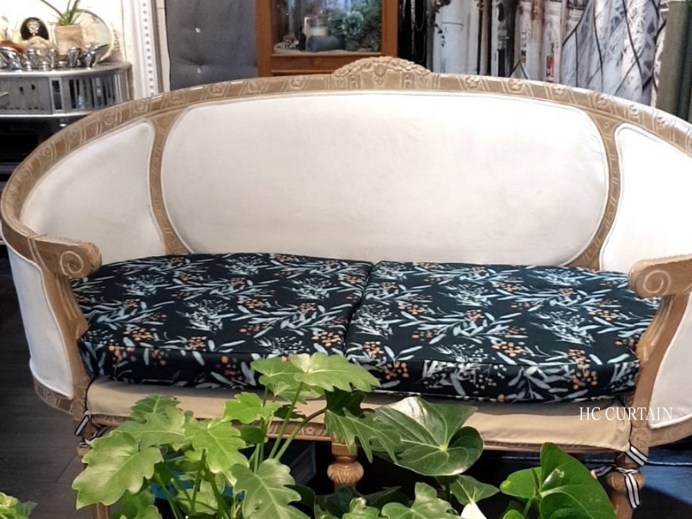 印刷椅墊 SW法式雙人椅墊